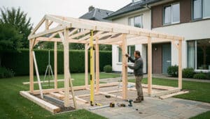 Comment construire un carport en bois étape par étape